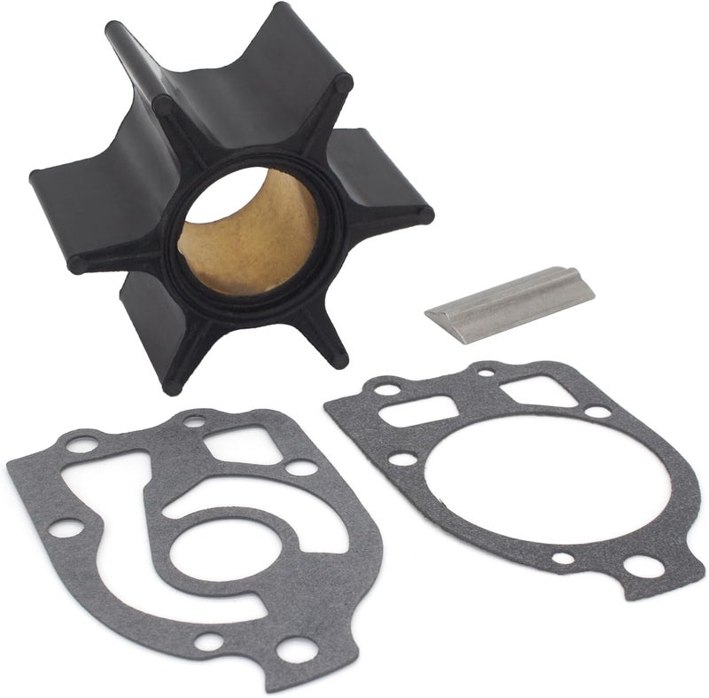 QUICKMARINER QuickMarine 89984 Water Pump Impeller Service Kit for Mercury Marine Mercruiser Force 65-225 HP Outboard and Sterndrive Motor Replacement 47-89984T3 47-89984 Sierra 18-3017 with Key and Gaskets - Image 3